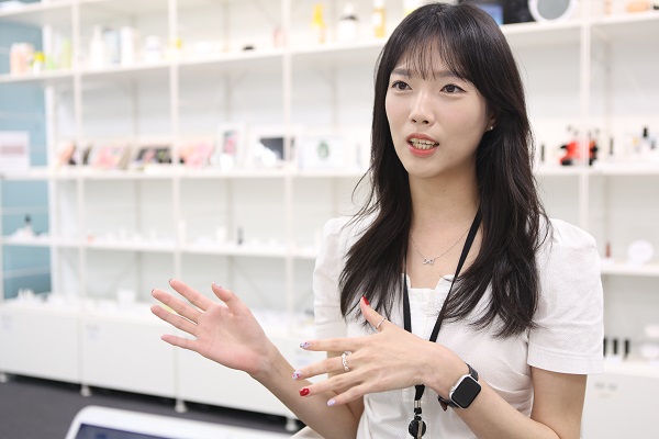 ▲ 조소리 코스맥스비티아이 PT1팀 선임연구원 ⓒ코스맥스