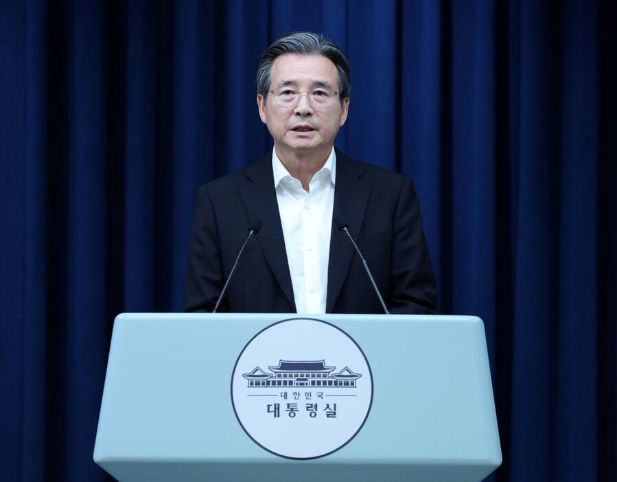 ▲ 김용범 정책실장이 30일 서울 용산 대통령실 청사에서 비상경제점검TF 관련 브리핑을 하고 있다. ⓒ뉴시스