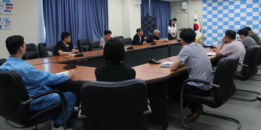 ▲ 한국조폐공사 ID본부(본부장 최재희)는 지난 30일 산업재해 예방 및 안전문화 확산을 위해 도급협의체를 개최했다. ⓒ한국조폐공사
