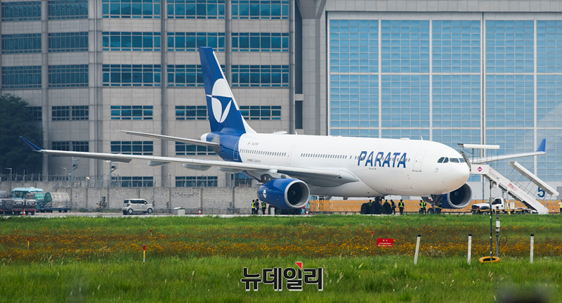 ▲ 파라타항공이 본격 운항을 앞둔 가운데 최근 모습을 드러낸 1호기. ⓒ뉴데일리DB