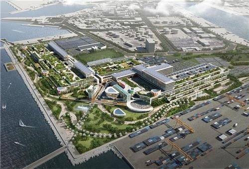▲ 인천항 스마트오토밸리 조성사업 조감도 ⓒ 인천항만공사 제공