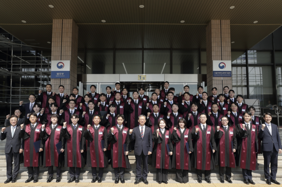 ▲ 법무관 및 경력법조인 출신 검사 신규 임용 ⓒ법무부 제공