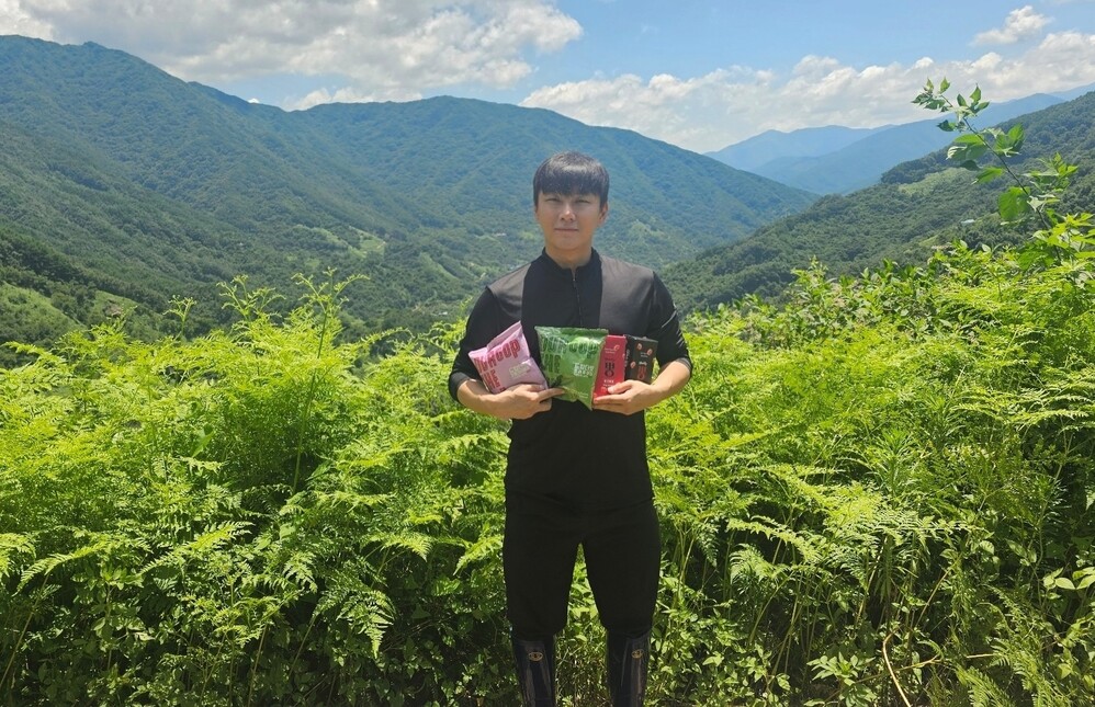 ▲ 임업인- 문준호 임업후계자ⓒ전라남도 제공