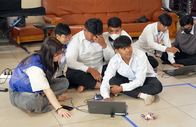 ▲ 드론 교육.ⓒ삼육대