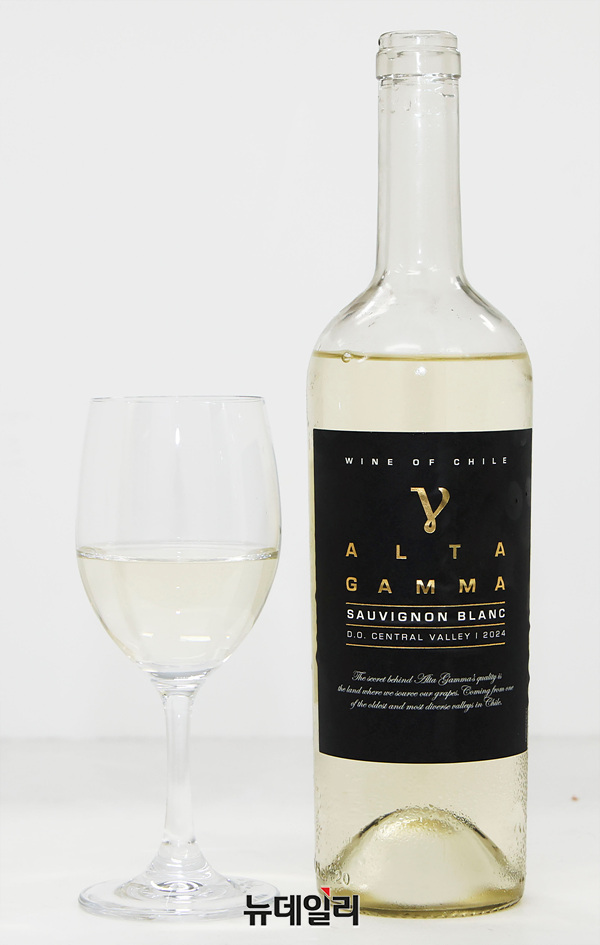 ▲ GS25의 '알타감마' 화이트와인 ⓒ서성진 기자