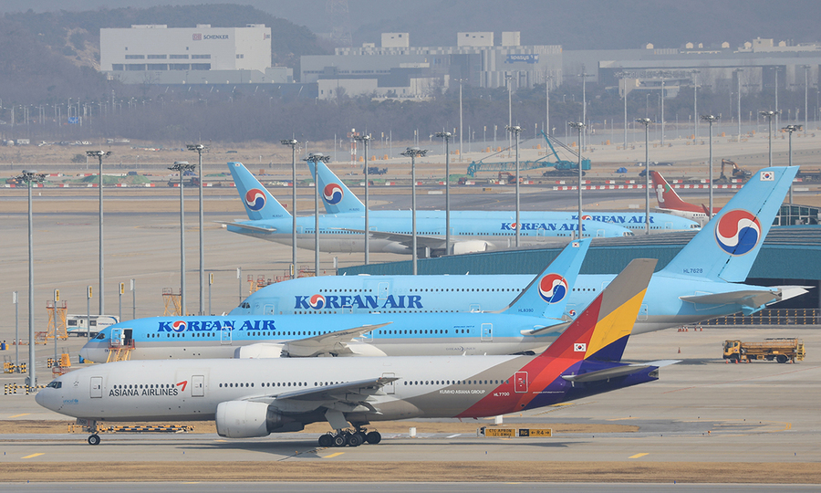 ▲ 인천국제공항 전망대에서 바라본 공항 계류장. ⓒ연합뉴스