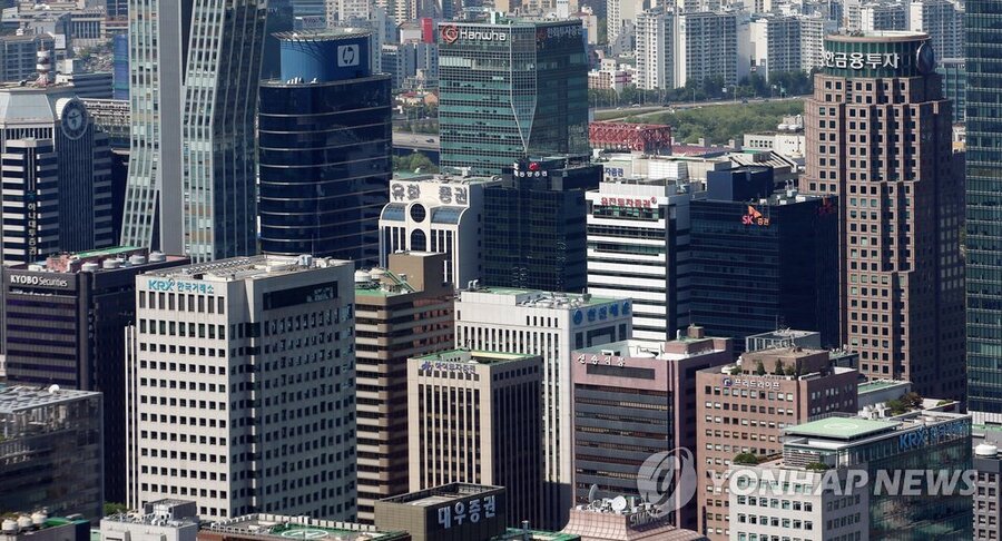 ▲ 여의도 금융가. ⓒ연합뉴스