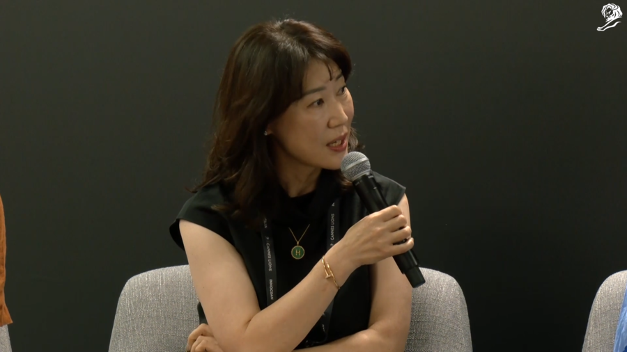 ▲ 2025 칸라이언즈 브랜드 익스피리언스&엑티베이션 심사위원 양수희 (CCO, 퍼블리시스코리아). ⓒCANNES LIONS