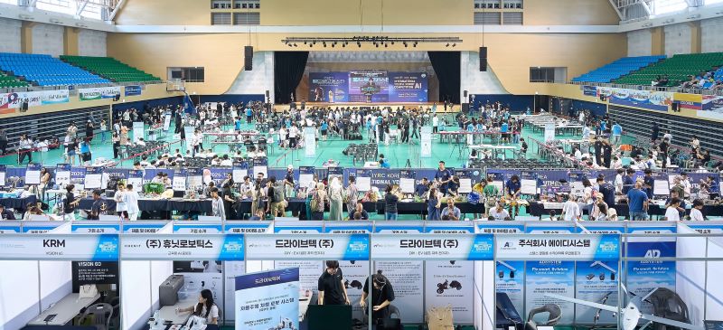 ▲ 상명대학교 천안캠퍼스에서 열린 ‘2025 월드로보페스타(World Robo Festa)’.ⓒ천안시