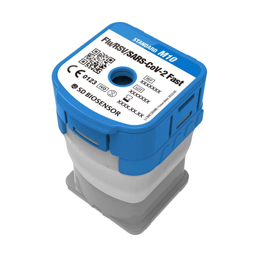 ▲ M10 현장분자진단 카트리지.ⓒ에스디바이오센서