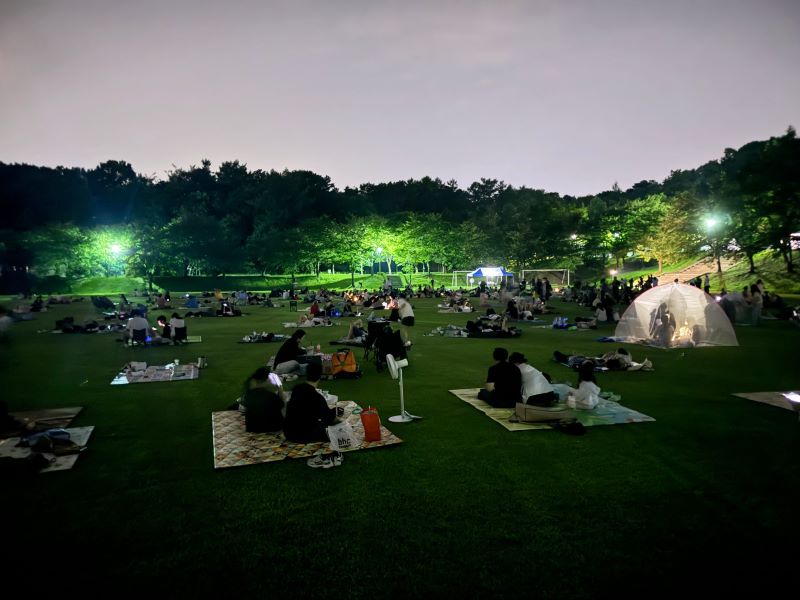 ▲ 지난해 8월 열린 페르세우스유성우 행사 모습.ⓒ천안시