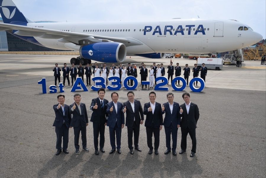 ▲ 파라타항공이 김포국제공항을 통해 1호기를 도입했다. ⓒ파라타항공