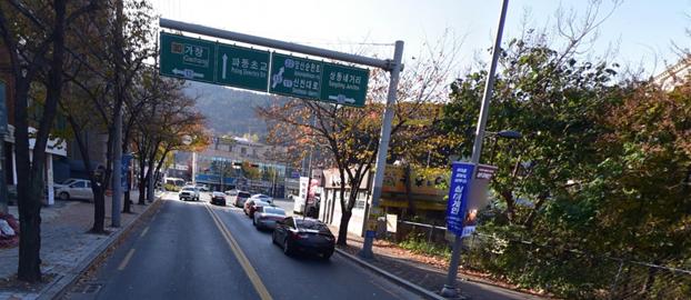 ▲ 수성못오거리 도로확장 전.ⓒ대구시