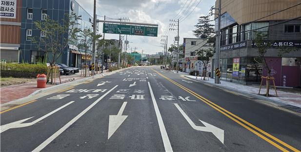 ▲ 수성못오거리 도로확장 후.ⓒ대구시