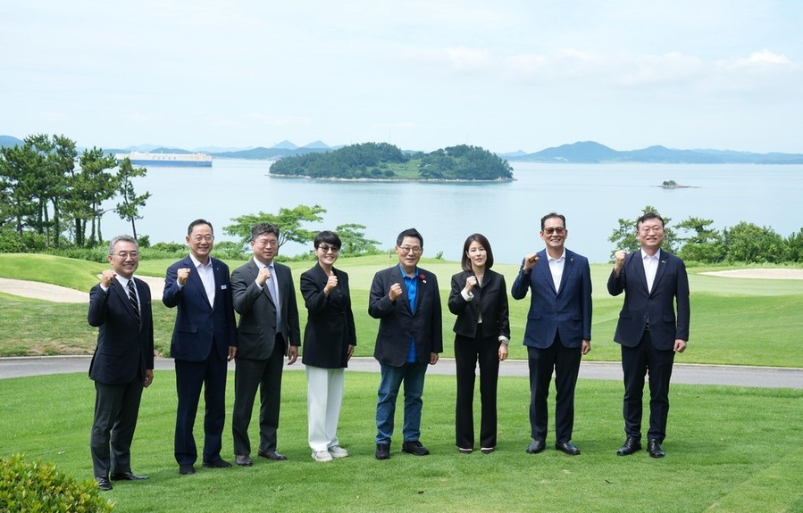 ▲ 2025 LPGA BMW 레이디스 챔피언쉽 대회 협약식ⓒ전라남도 제공