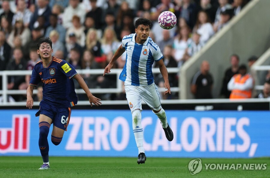 ▲ 뉴캐슬 박승수가 뉴캐슬 이적 후 처음으로 선발로 경기에 나섰다.ⓒ연합뉴스 제공