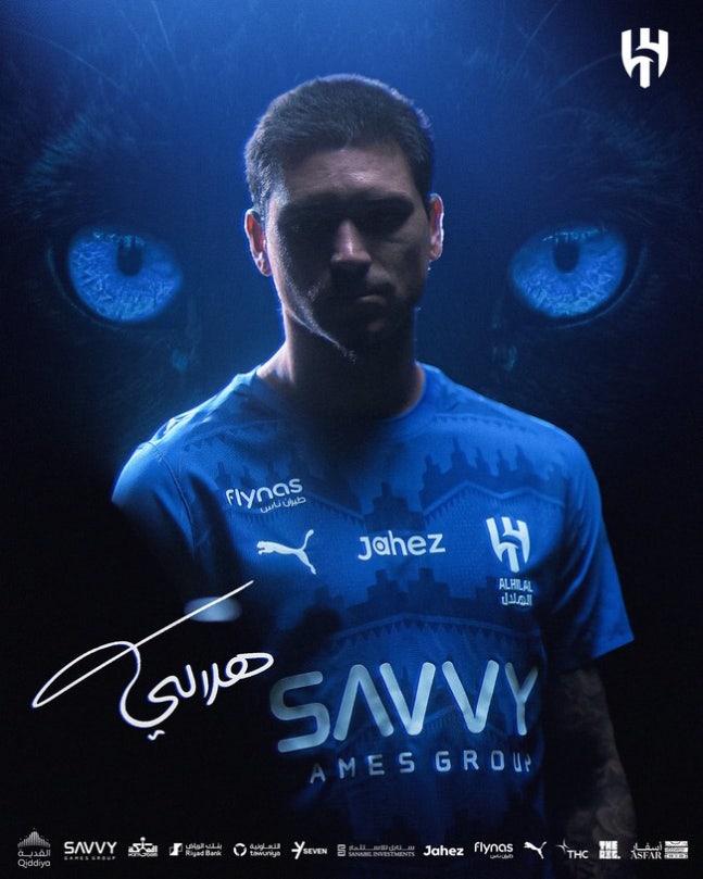 ▲ 리버풀의 공격수 누녜스가 사우디아라비아 알 힐랄로 이적했다.ⓒ알 힐랄 제공