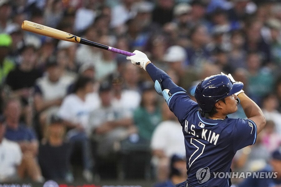 ▲ 탬파베이 김하성의 부진이 이어지고 있다. 시즌 타율은 2할이 무너졌다.ⓒ연합뉴스 제공