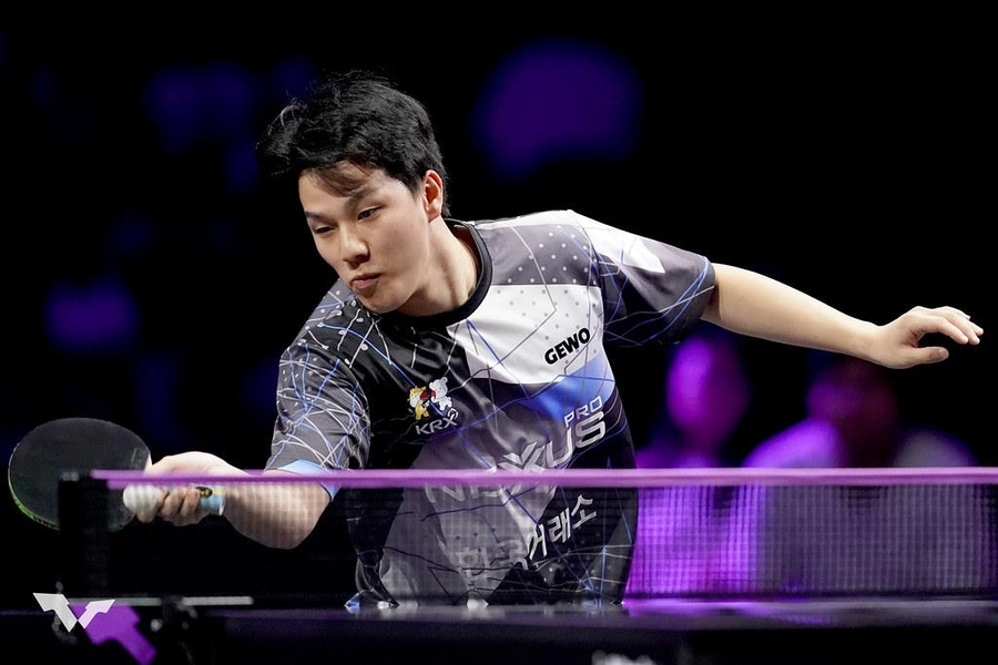 ▲ 안재현이 WTT 챔피언스 요코하마 2025에서 준결승 진출에 실패했다.ⓒWTT 제공