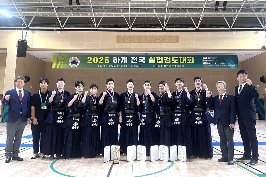 ▲ 달서구청 검도부, 2025 하계 전국실업검도대회 개인·단체전 모두 입상했다.ⓒ달서구