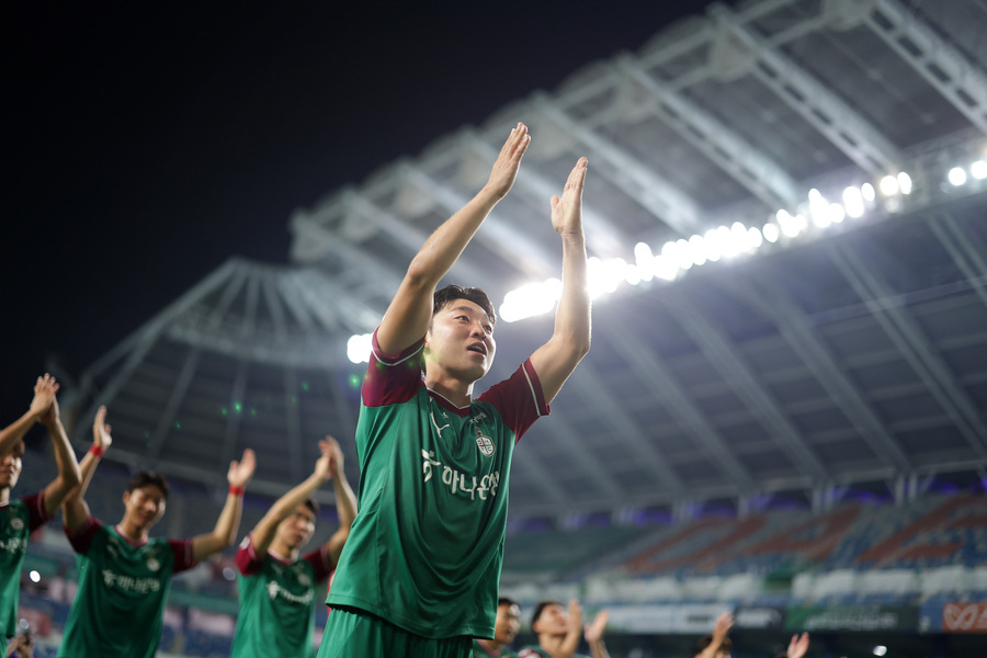 ▲ 수원FC전에서 1골 1도움을 올린 대전의 김준범이 K리그1 25라운드 MVP에 선정됐다.ⓒ한국프로축구연맹 제공