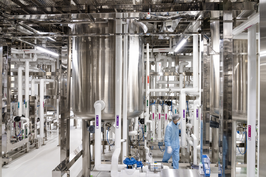 ▲ 한미약품 평택 바이오플랜트 모습. ⓒ한미약품