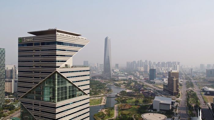 ▲ 인천경제자유구역청이 있는 송도국제도시 G 타워 전경 ⓒ 인천경제청 제공