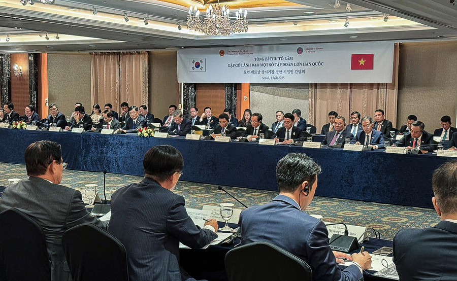 ▲ HS효성이 12일 서울 롯데호텔에서 열린 '한-베트남 비즈니스 포럼'에 참석해 향후 베트남 사업의 방향과 협력 비전을 공유했다. ⓒHS효성