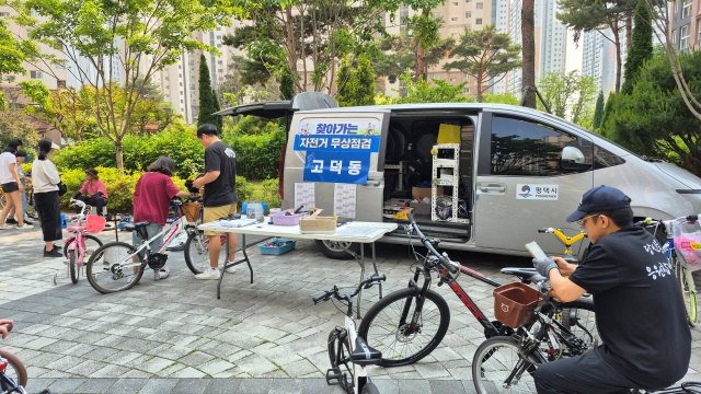 ▲ 자전거 무상점검(자료사진)ⓒ평택시 제공