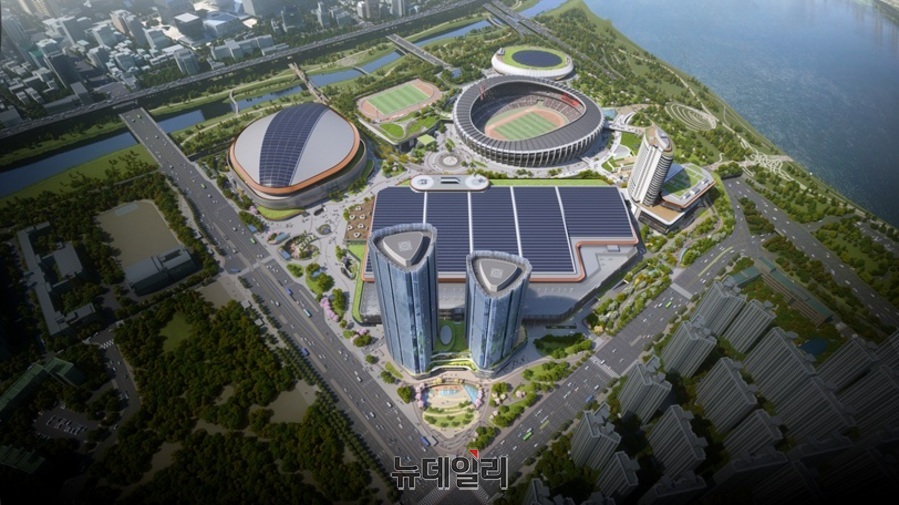 ▲ 잠실종합운동장 일대 복합공간 조성사업 조감도 ⓒ서울시