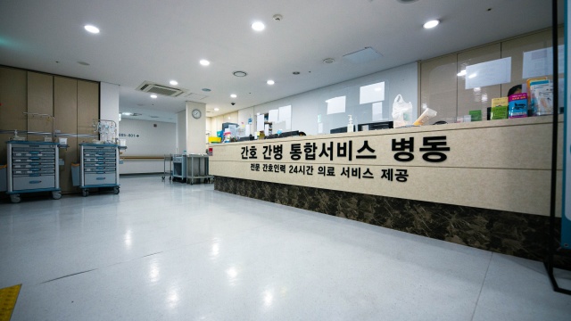 ▲ 남양주백병원의 간호간병통합서비스 병동. ⓒ남양주백병원 제공
