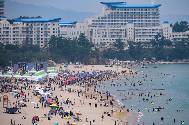 ▲ 삼척해수욕장 전경. ⓒ삼척시