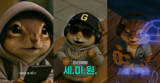 ▲ 랩하고 노래하는 AI 다람쥐 ‘달G’. ⓒ경기관광공사 제공