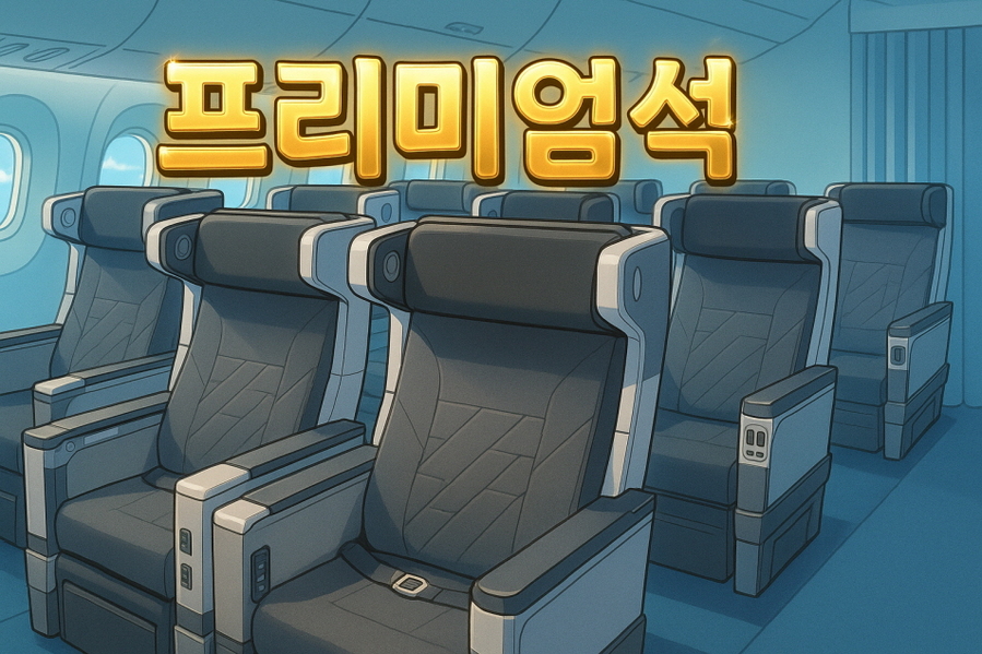 ▲ 대한항공 프리미엄석 Chat GPT로 합성한 모습.
