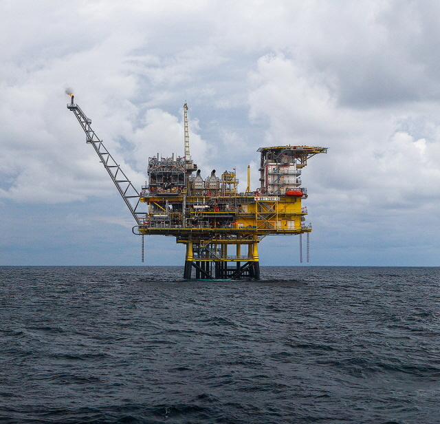 ▲ 동해가스전 전경. ⓒ한국석유공사