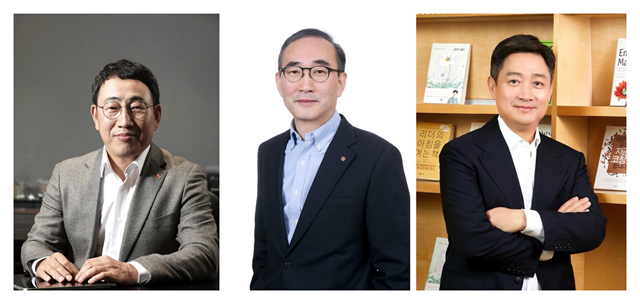 ▲ 왼쪽부터 유영상 SKT 대표, 김영섭 KT 대표, 홍범식 LGU+ 대표.ⓒ각사
