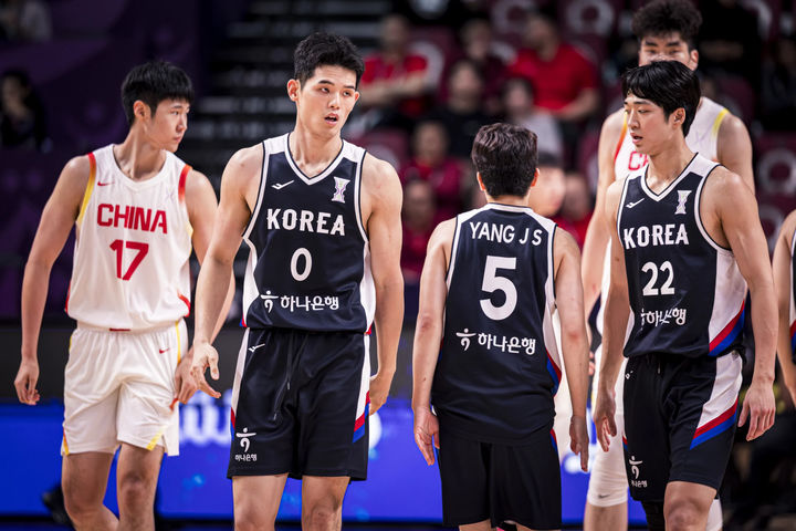 ▲ 한국이 아시아컵 8강에서 중국에 막히며 탈락했다.ⓒFIBA 제공