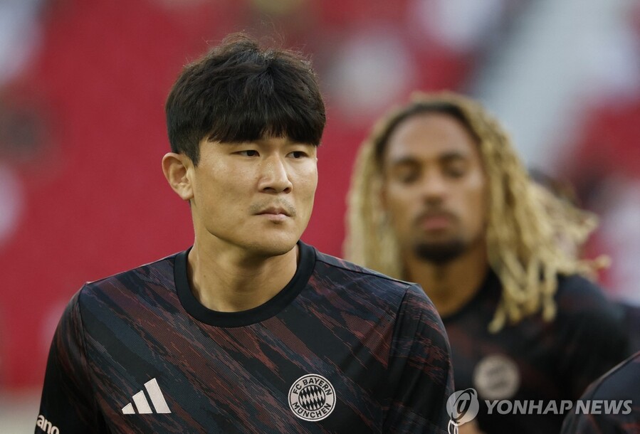 ▲ 바이에른 뮌헨 김민재가 주전 경쟁에서 완전히 밀린 모습을 드러내고 있다.ⓒ연합뉴스 제공
