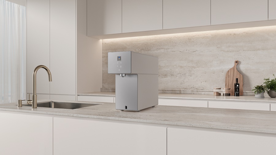 ▲ 삼성전자 '비스포크 AI 정수기 카운터탑' 제품 라이프스타일 이미지 ⓒ삼성전자