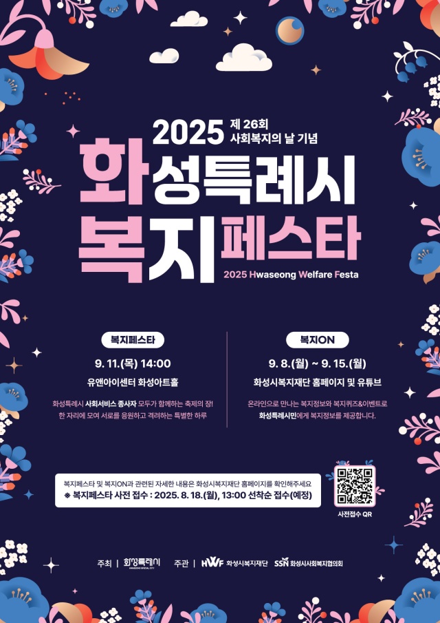 ▲ 복지페스타 포스터ⓒ화성시복지재단 제공