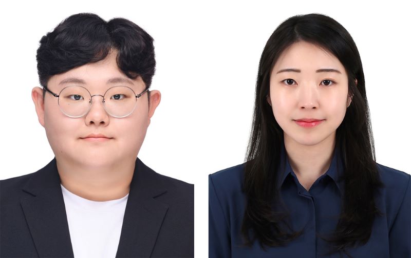 ▲ 교육부 ‘인문사회 연구장려금’ 지원사업에 선정된 최수진(왼쪽) 석사과정과 서다연 박사과정.ⓒ순천향대