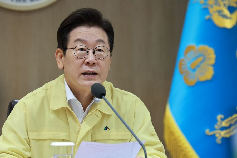 ▲ 이재명 대통령이 18일 서울 용산 대통령실 청사에서 열린 제1회 을지국무회의 및 제37회 국무회의에서 발언하고 있다. ⓒ뉴시스