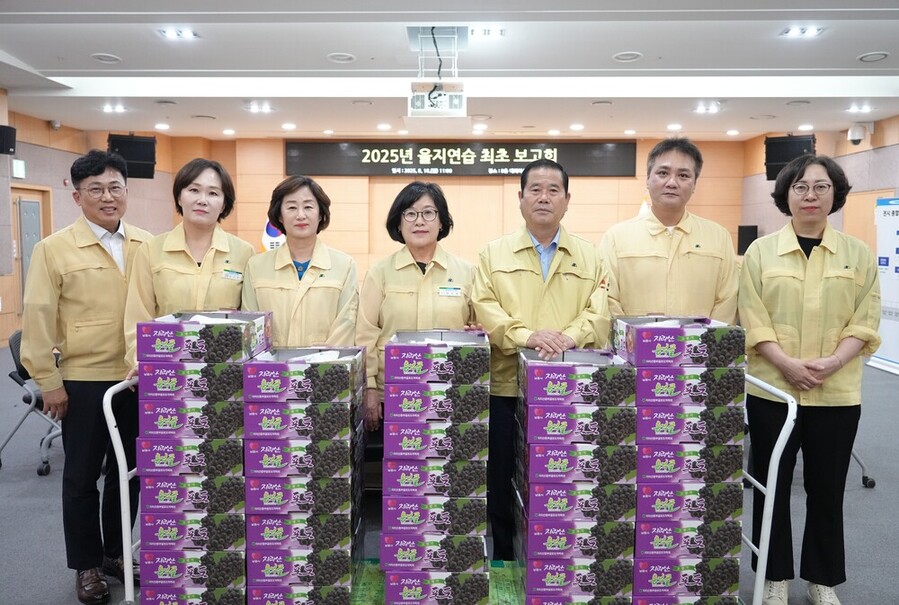 ▲ 남구청 을지종합상황실 격려ⓒ광주시 남구의회 제공