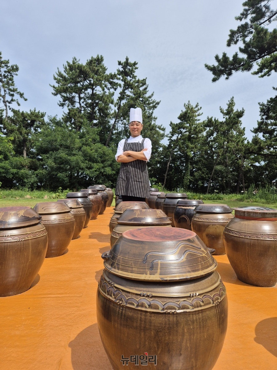 ▲ 송 셰프는 '팜 투 테이블' 고도화를 통한 다양한 메뉴를 개발하고 싶다고 밝혔다.ⓒ조현우 기자