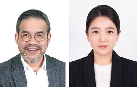 ▲ 중앙대 이상현 교수(왼쪽)와 농촌진흥청 이별하나 박사.ⓒ중앙대