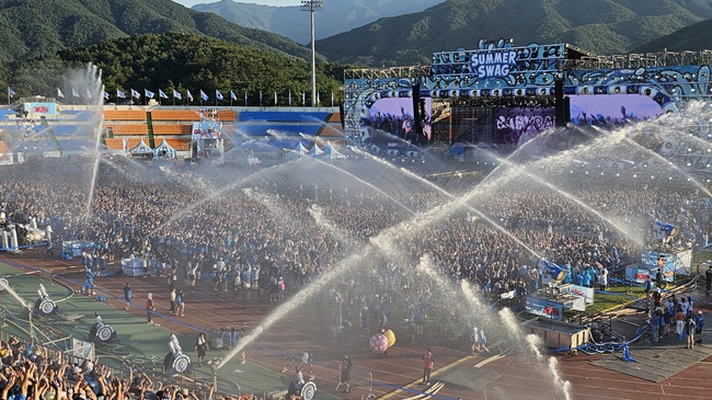 ▲ 싸이흠뻑쇼 장면. ⓒ속초시