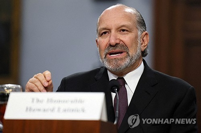 ▲ 하워드 루트닉 미국 상무장관. 250820 로이터 연합뉴스 자료사진. ⓒ연합뉴스