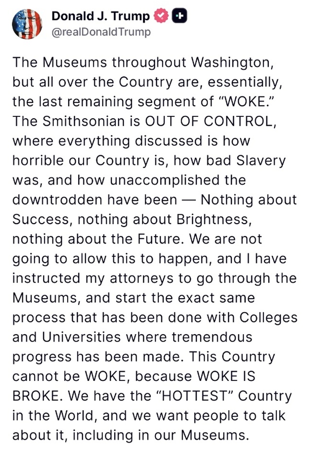 ▲ 250820 사진=도널드 트럼프 트루스소셜 갈무리. ⓒreaDonaldTrump