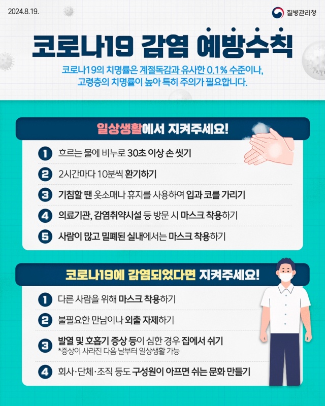 ▲ 경기 광주시가 코로나19 예방수칙 준수 당부했다. 사진은 일상속 예방수칙 안내문. ⓒ광주시 제공