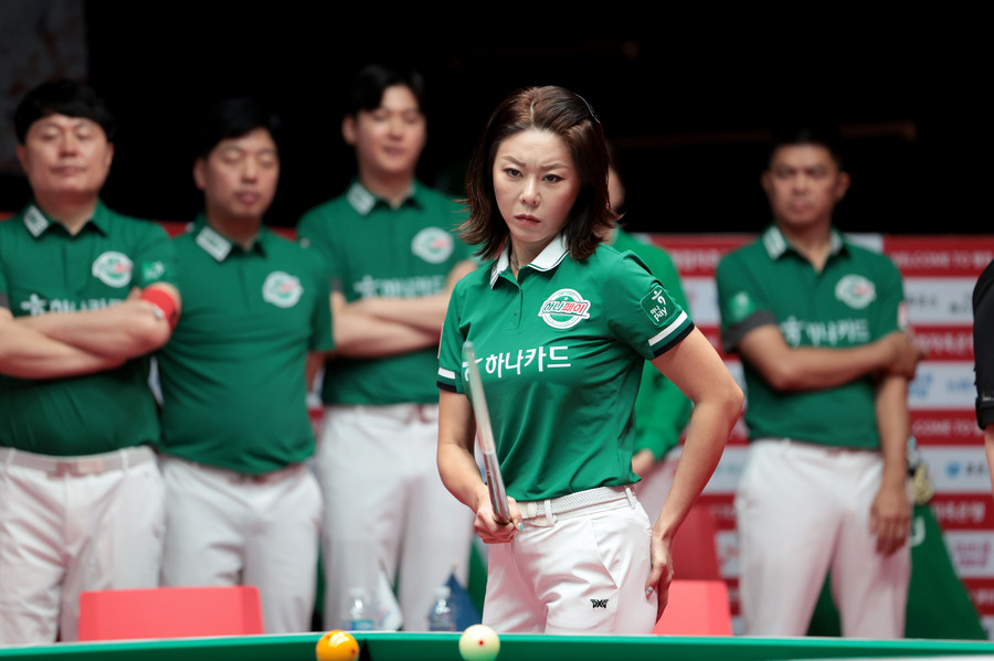 ▲ 대회 4일 차에서 하나카드·크라운해태·웰컴저축은행은 나란히 3승 1패를 기록하며 상위권으로 올라섰다.ⓒPBA 제공